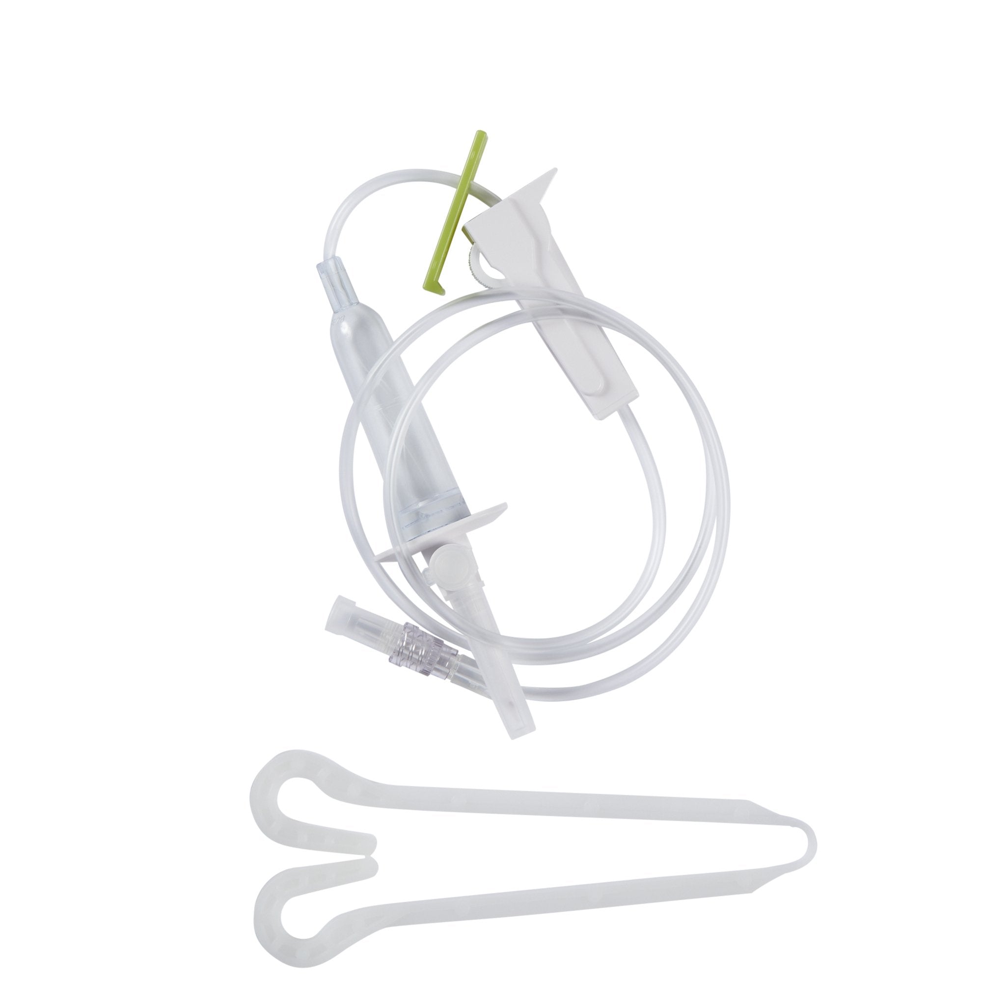 Secondary IV Administration Set ICU Gravity Without Ports 15 Drops / mL Drip Rate Without Filter 37 Inch Tubing Solution 