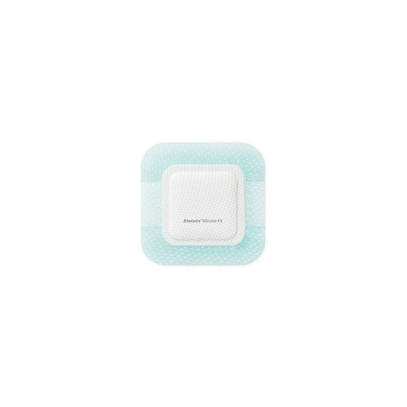 Silicone Foam Dressing Biatain Silicone Fit 4 X 4 Inch With Border Film Backing Silicone Adhesive Sacral Sterile (Box of 10)