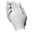 Cara Cotton Gloves Aid in Infection Prevention & Absorption of Moisturizers, MD (Pair)
