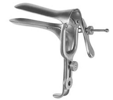Vaginal Speculum MeisterHand Pederson NonSterile OR Grade German Stainless Steel X-Narrow Double Blade Duckbill Reusable Without Light Source Capability (Each)