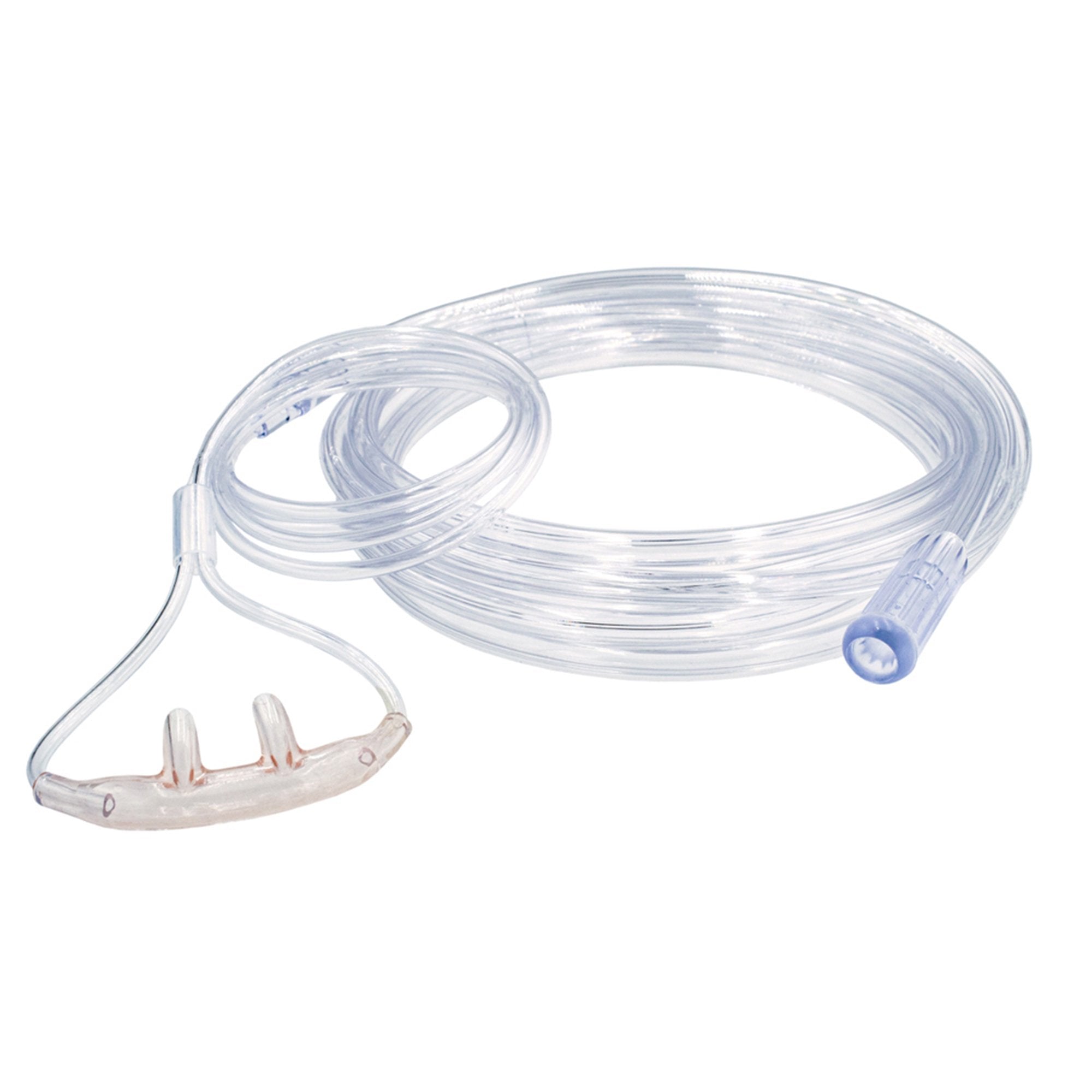 Nasal Cannula Salter-Style Adult Curved Prongs 7 Foot Tubing High Flow Rate 