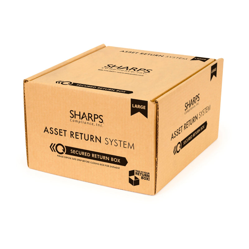Pump Return Box Sharps Compliance For Use with Infusion Pumps (Case of 8)