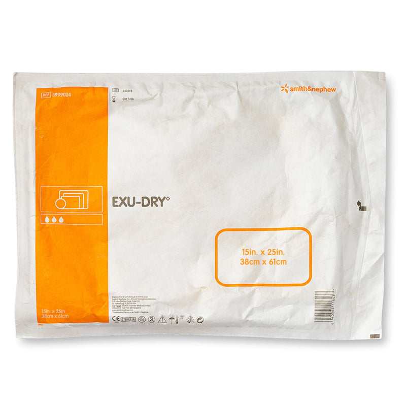 Smith & Nephew Exu-Dry Anti-Shear Super Absorbent Dressing, 15 x 24 Inch (Case of 30)
