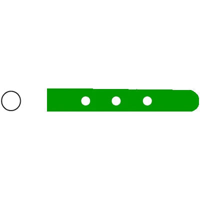 SklarTip Vented Instrument Protectors - 19mm x 3mm, Green - 96-1406 