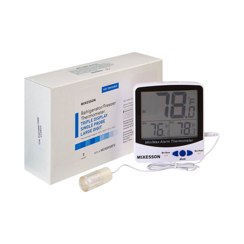 McKesson Refrigerator / Freezer Thermometer, Digital Display, -58° to +158° F (Each)