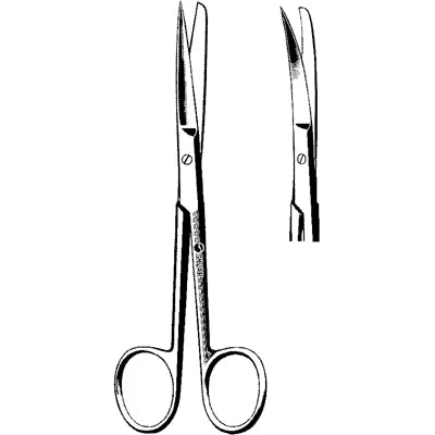 Sklar Deaver Scissors - 5-1/2", Curved, Sharp/Sharp, Delicate - 13-2155