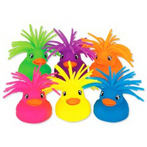 Medibadge Toys Kids Love Stickers 12 per Pack Neon Puffer Duck 3 Inch Height (12/PK) 