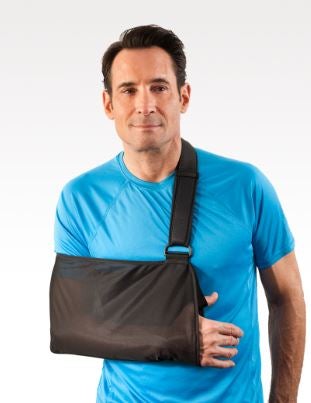 Shoulder Sling Breg Essential X-Large Mesh Fabric D-Ring / Hook and Loop Strap Closure Envelope Left or Right Arm (Each)
