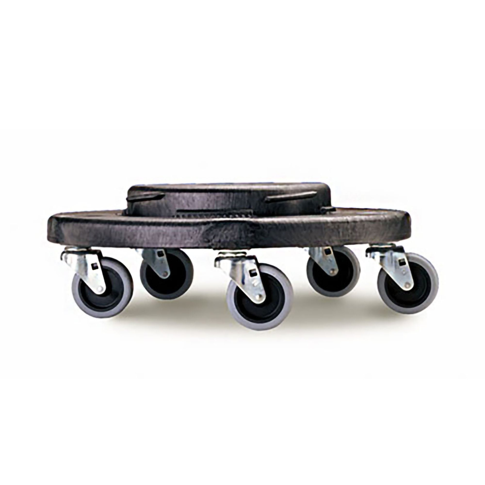 Trash Can Dolly Rubbermaid Brute 5 Casters 250 lbs. Weight Capacity Without Handle HDPE 
