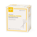 Lemon Glycerin Swabstick Medline Rayon Tip 3 per Pack (Case of 250)
