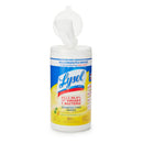 Surface Disinfectant Cleaner Lysol Manual Pull Wipe 80 Count Canister Lemon Lime Blossom Scent NonSterile (Carton of 480)