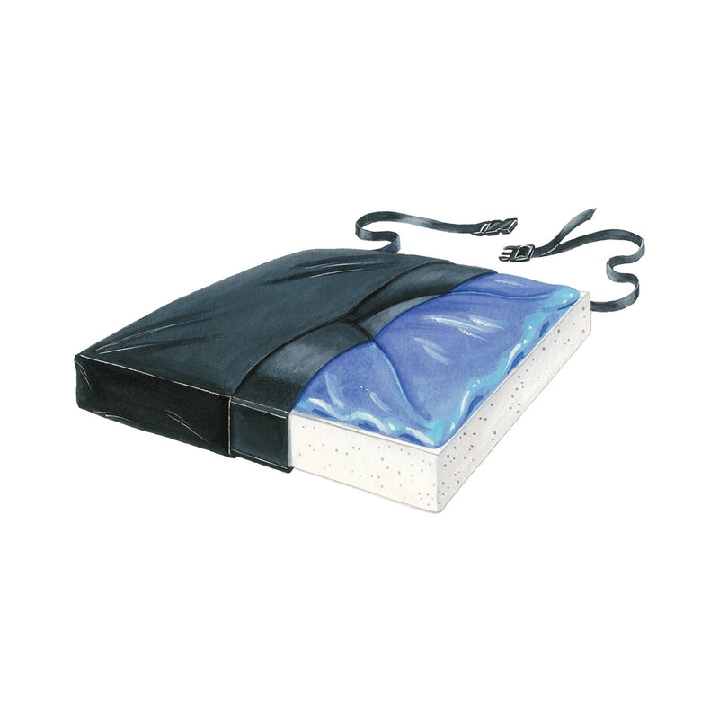 Skil-Care Thin-Line Seat Cushion, 18 x 16 x 1.5 Inch (Each)