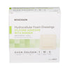 McKesson Silicone Adhesive with Border Silicone Foam Dressing, 4 x 4 Inch (Case of 200)