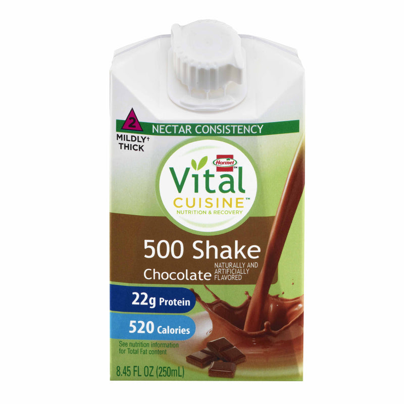 Lyons Magnus LLC Vital Cuisine 500 Shake Chocolate Nutrition and Recovery, 8.45 oz. Carton (27/CS) 