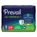 Prevail Maximum Absorbent Underwear, Small / Medium (Case of 72)