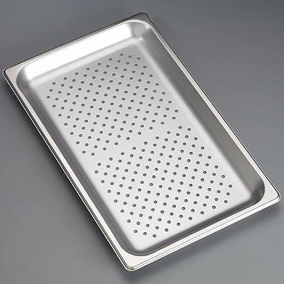 Instrument Tray - Perforated Bottom, 12-3/4" x 10-1/2" x 2-1/2" - 10-1697