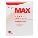 Ferris Manufacturing PolyMem Max Nonadhesive without Border Foam Dressing, 4½ x 4½ Inch (20/CS) 