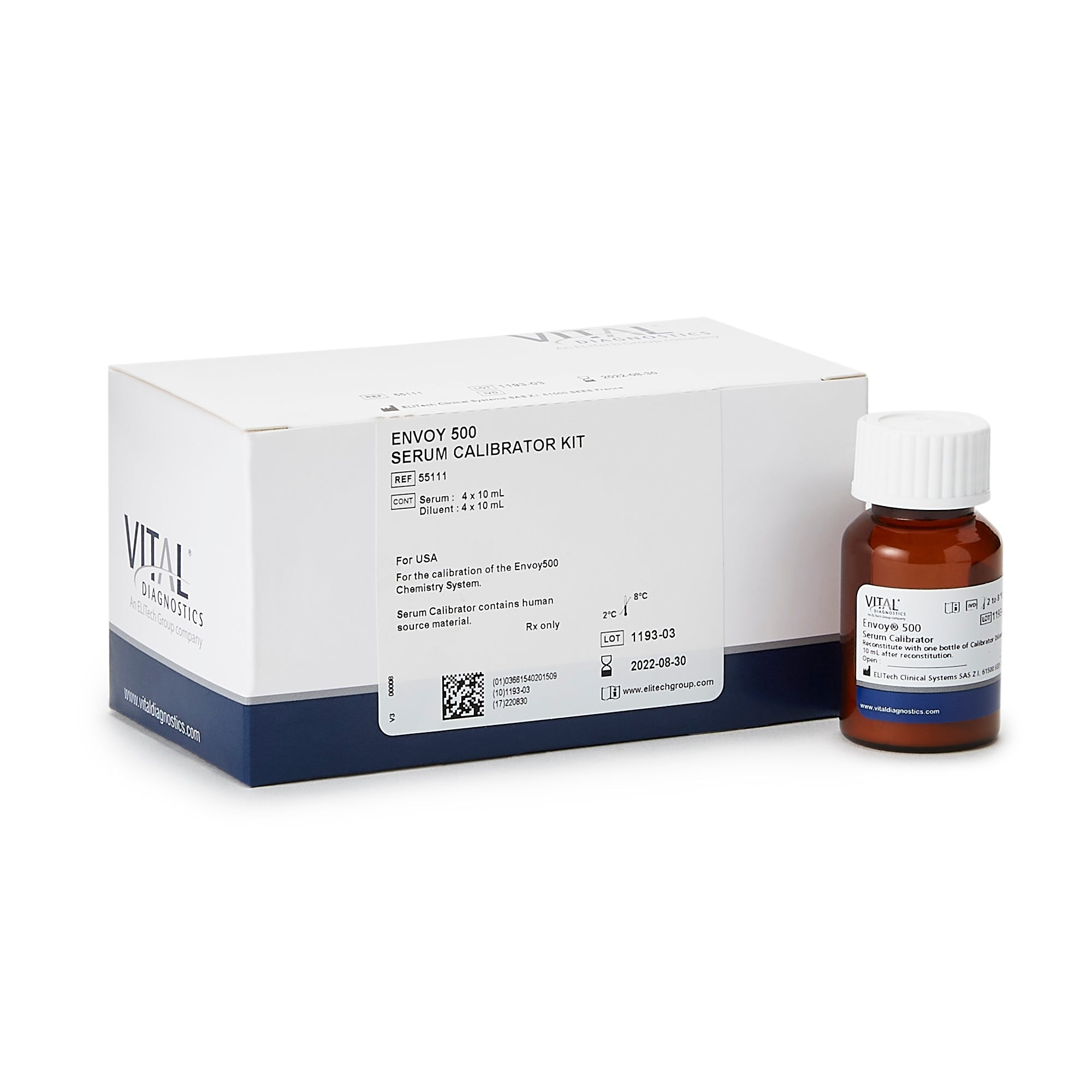 Calibrator Envoy Serum 4 X 10 mL For Envoy 500 Chemistry Analyzers 