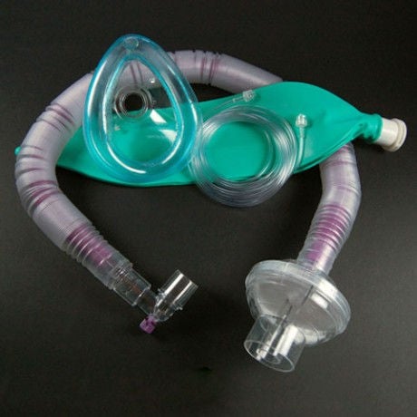 Anesthesia Breathing Circuit KingFlex2 Coaxial Tube 72 Inch Tube Single Limb Adult 2 Liter Bag Single Patient Use (Case of 50)