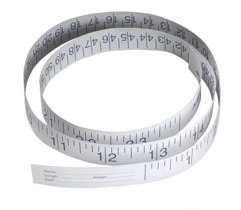 Measurement Tape 24 Inch Length Paper Disposable Inches / Centimeters (Case of 1000)