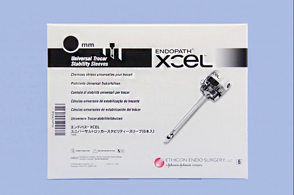 Trocar Stability Sleeve Endopath Xcel 5 mm Diameter, 100 mm Length 