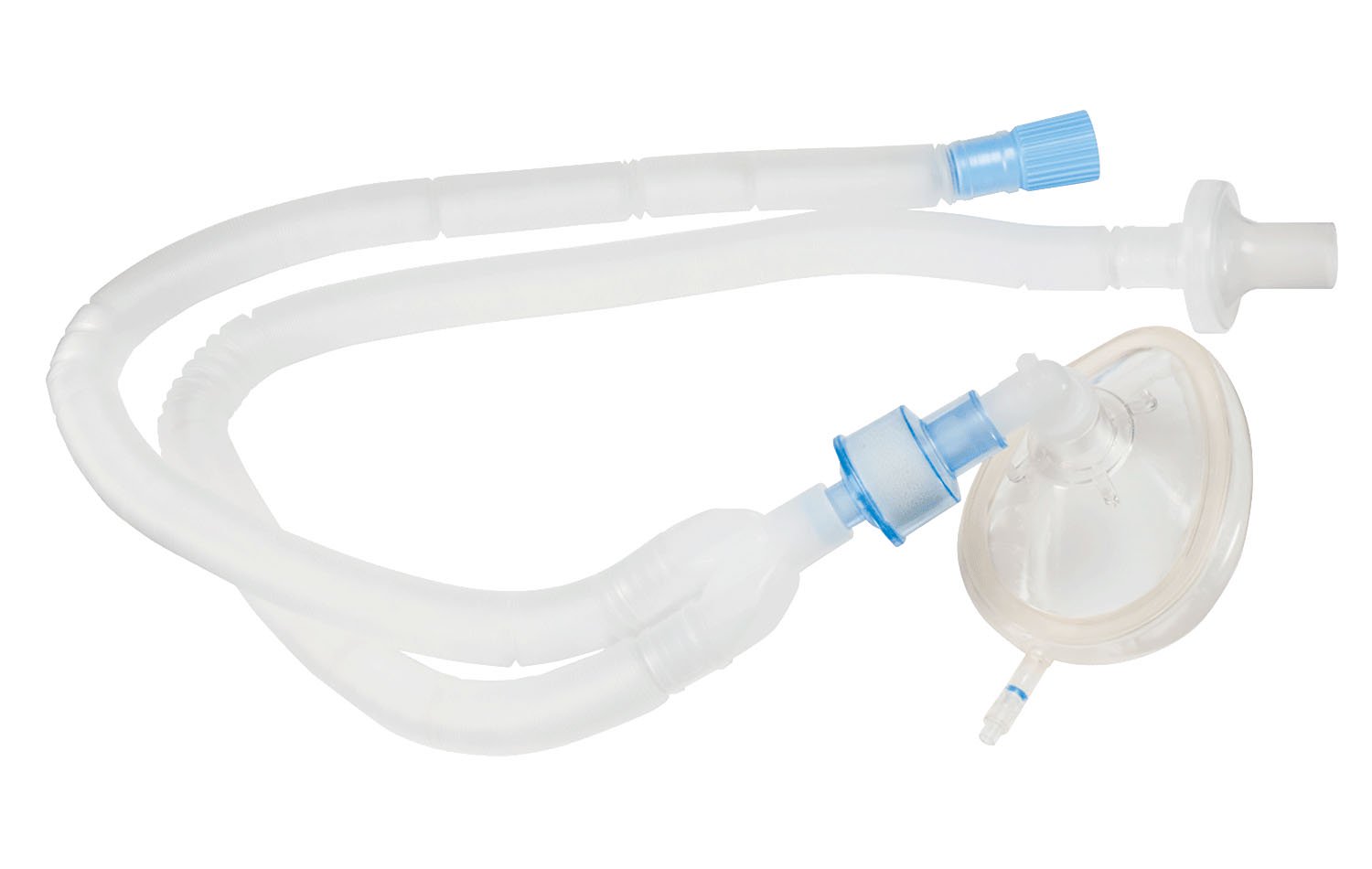 Anesthesia Breathing Circuit Vital Signs Expandable Tube 75 Inch Tube Dual Limb Adult 3 Liter Bag Single Patient Use 