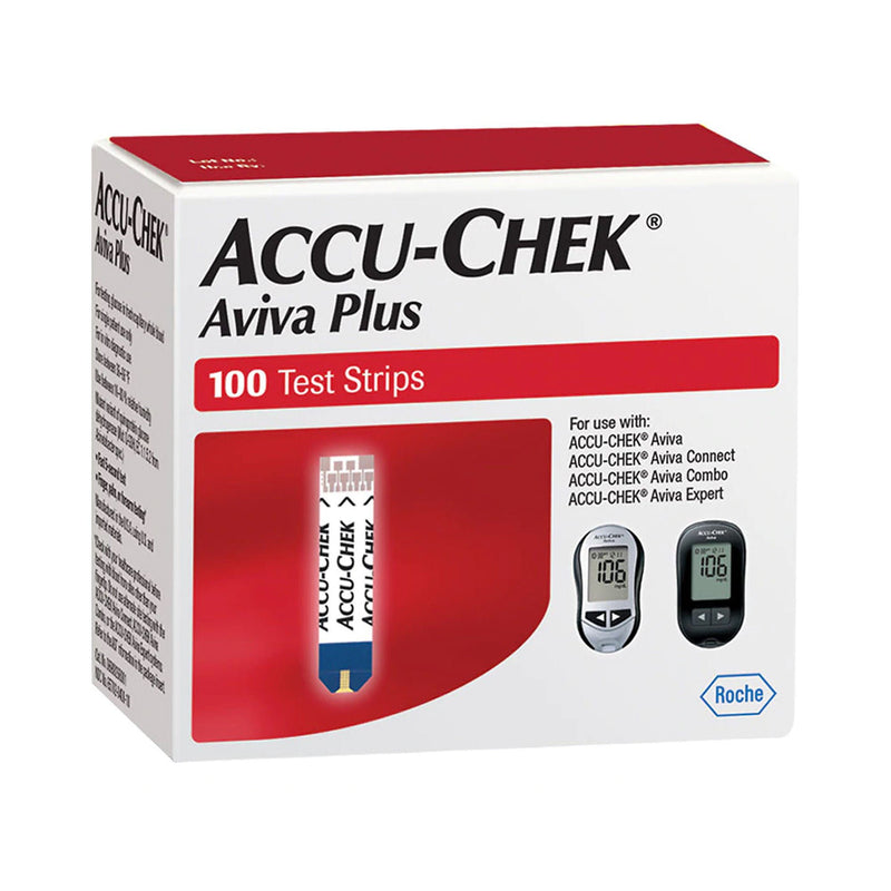 Accu-Chek Aviva Plus Blood Glucose Test Strips (Case of 24)