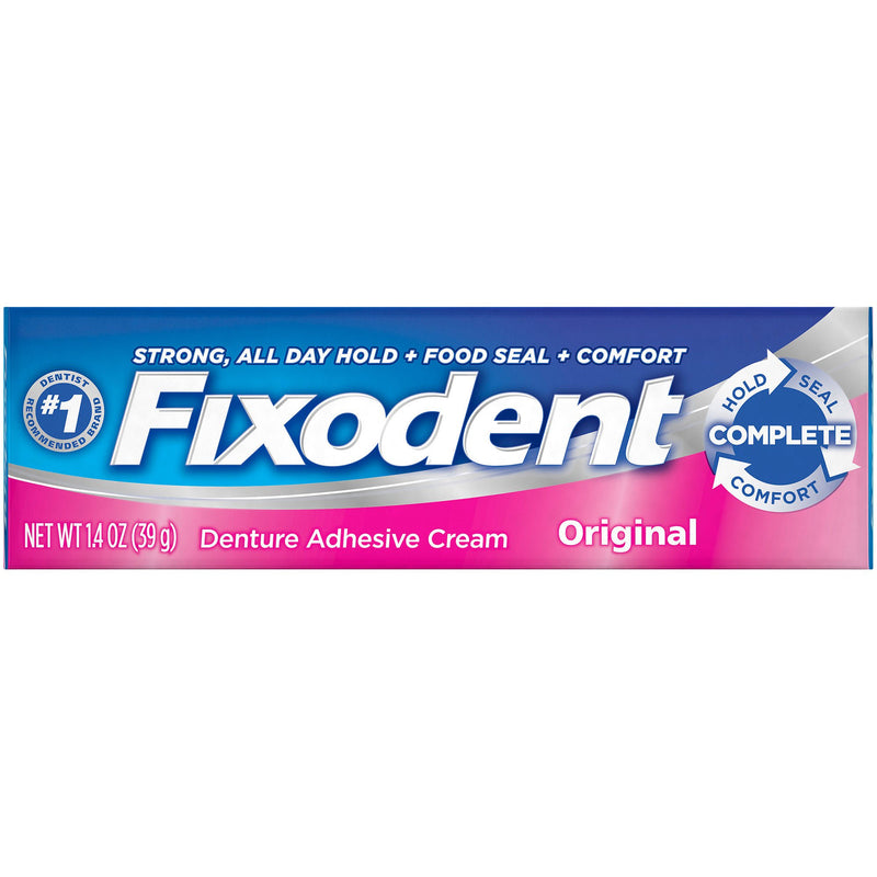 Fixodent Original Denture Adhesive Cream, 1.4 oz (Case of 24)