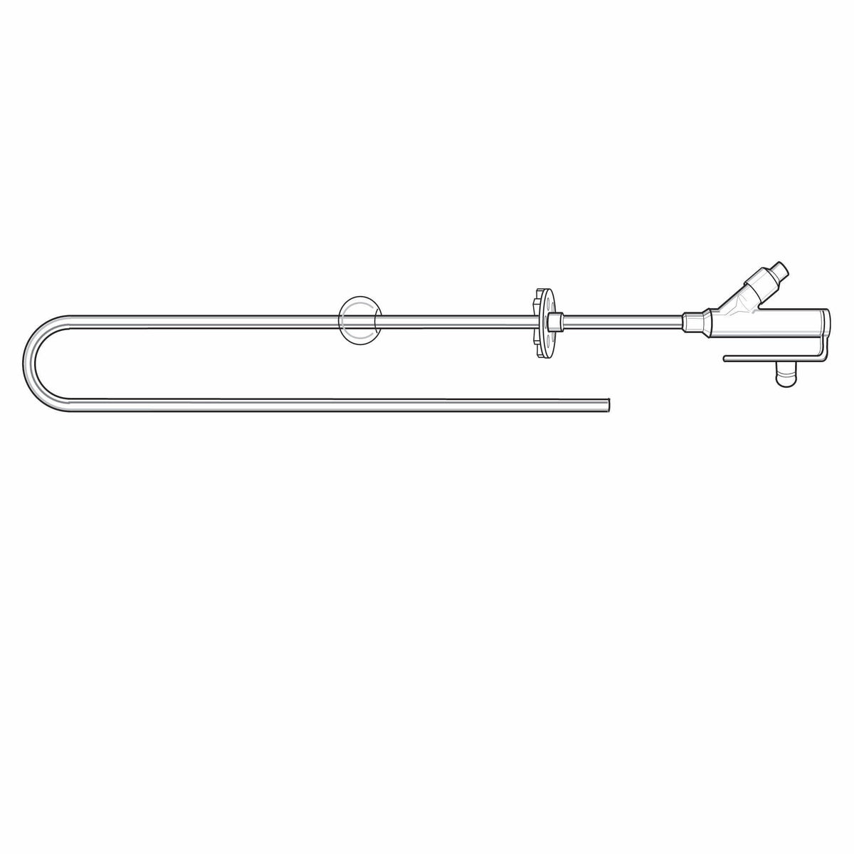 Jejunal Feeding Tube MIC 12 Fr. 45 cm Tube Silicone Sterile (Each)
