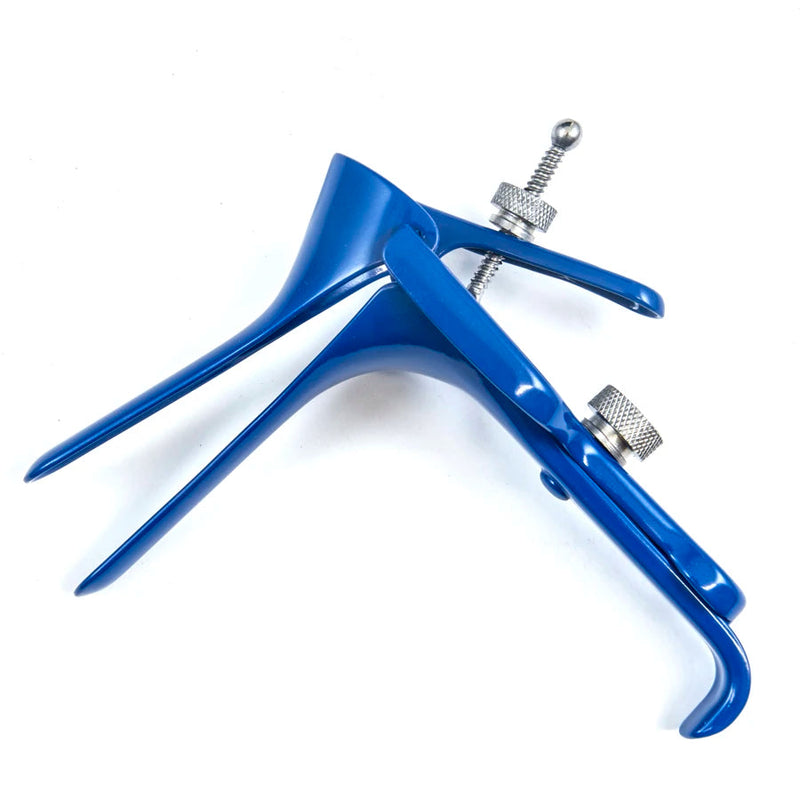 Sklar Blue Electrosurgical Pederson Vaginal Speculum - Small, without Tube or Loops - 91-5082 