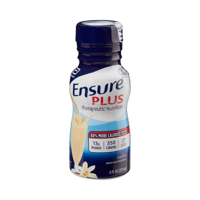 Abbott Nutrition Ensure Plus Therapeutic Nutrition, Vanilla, 8-ounce bottle (24/CS) 