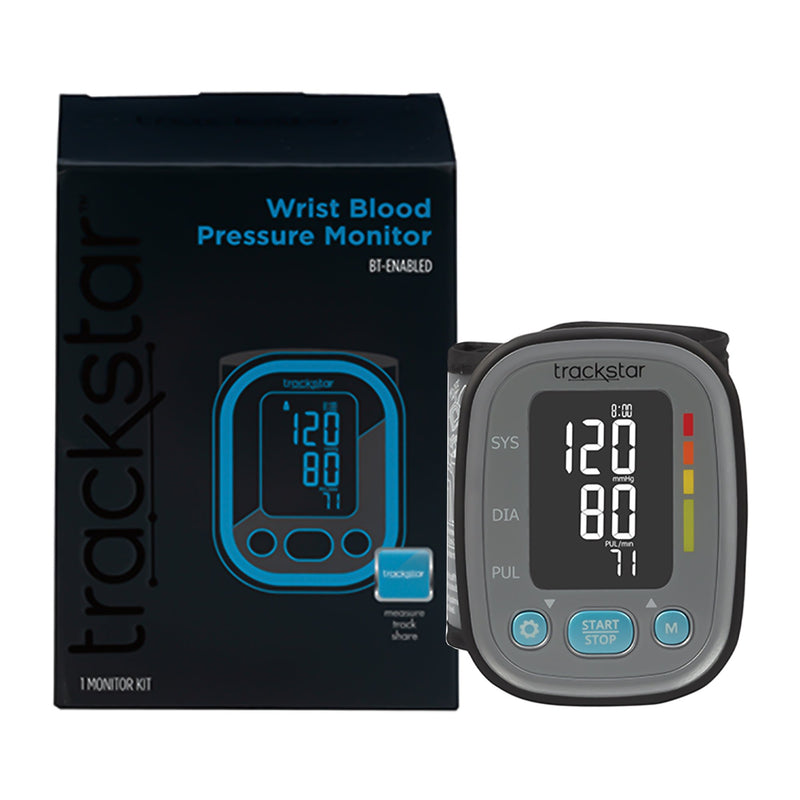 Digital Blood Pressure Monitor Trackstar Adult Cuff Wrist Mobile (Case of 24)