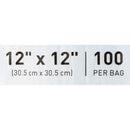 McKesson Zip Closure Bag, 12 x 12 in. (Case of 1000)