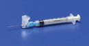 SYRINGE SAFETY W/NEEDLE 1MLTB 25X5/8 50/BX 4BX/CS