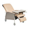 Bariatric Recliner Drive Tan Vinyl 5 Inch Casters 500 lbs. Weight Capacity