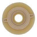 Safe N Simple Ostomy Barrier Precut, Extended Wear Adhesive Tape Collar 57 mm Flange Red Code System 1-1/4 Inch Opening 5 X 5 Inch (40/CS)