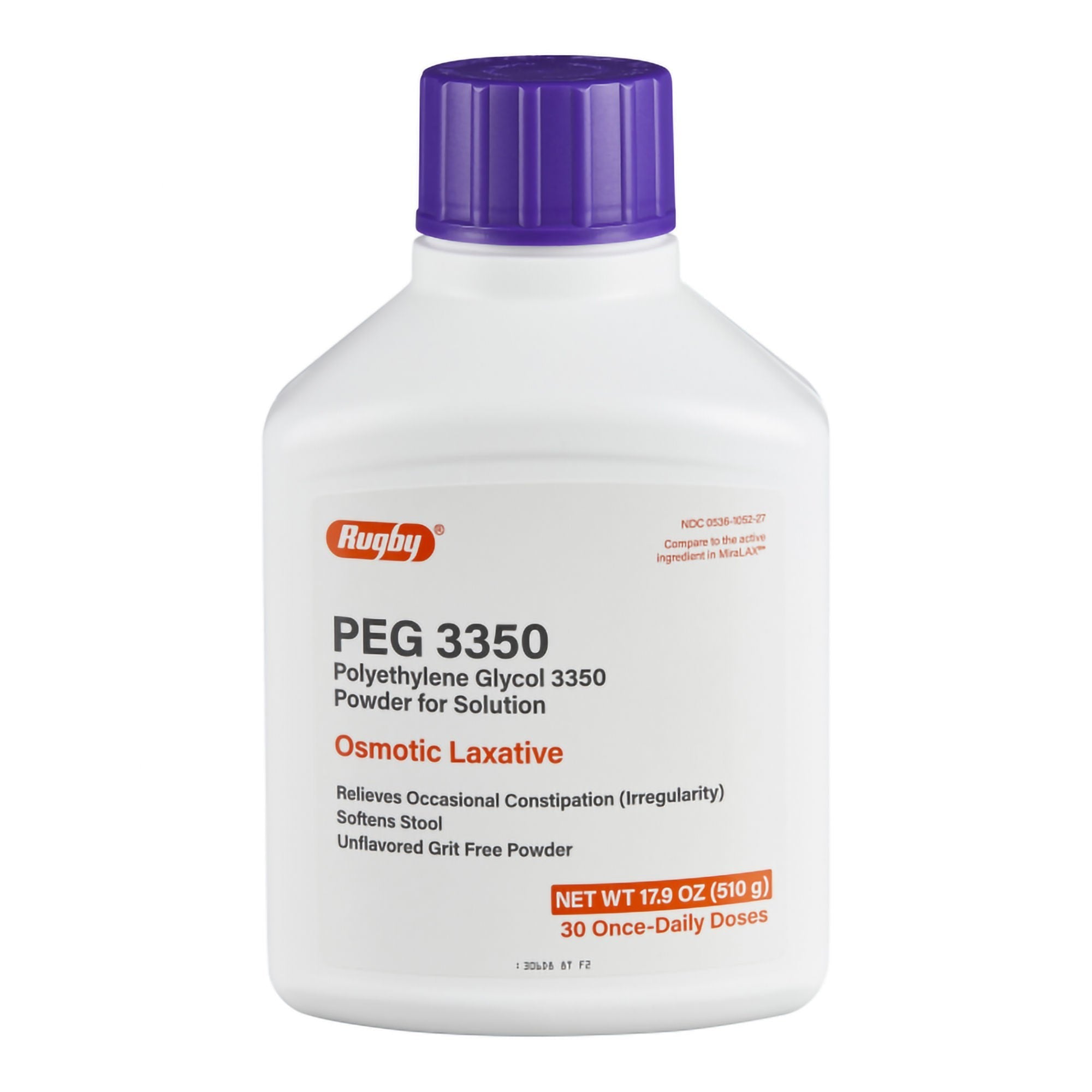 Polyethylene Glycol 3350 (PEG 3350) / Sodium Chloride / Sodium Bicarbonate / Potassium Chloride 510 Gram Powder for Solution 30 Doses (Each) 