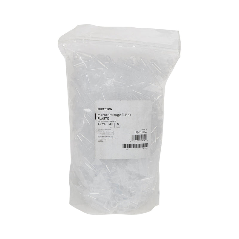 McKesson Conical Bottom Microcentrifuge Tube, 1.5 mL (500/BG)