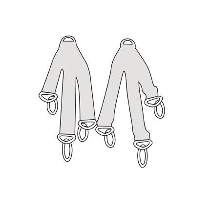 Straps For Patient Slings (Set)