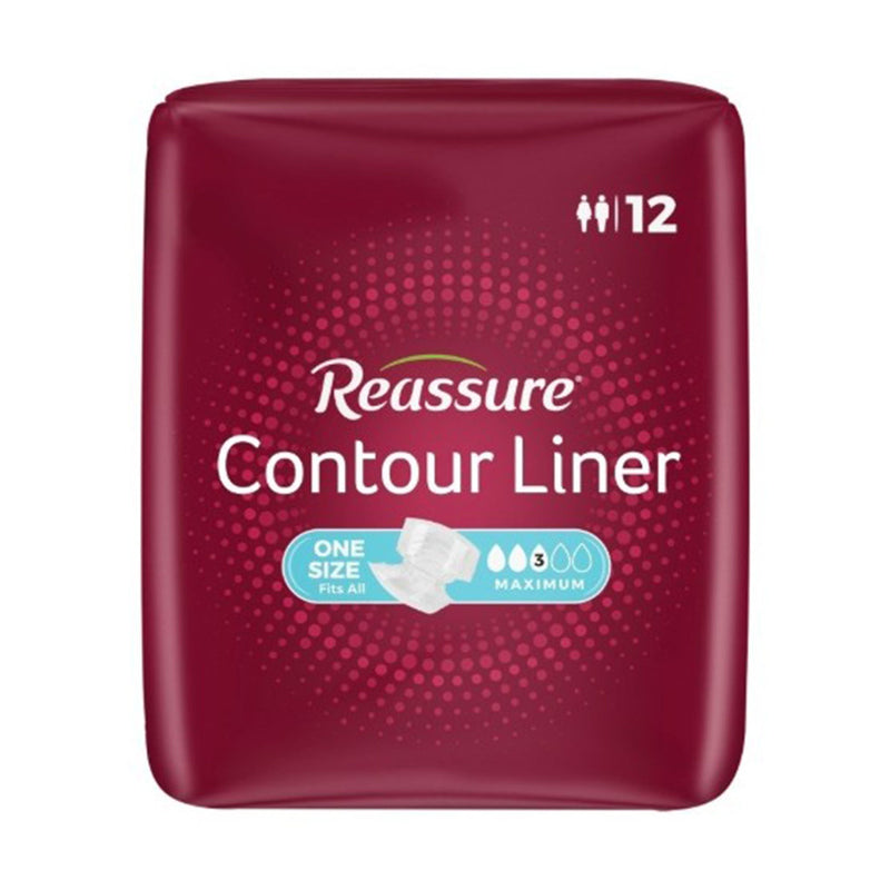 Reassure Contour Liner for Urinary and Bowel Incontinence (12/BG) 