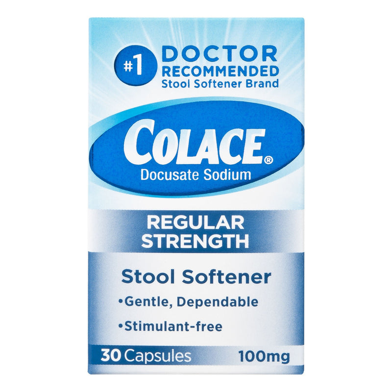 Colace Docusate Sodium Stool Softener (30/BX) 