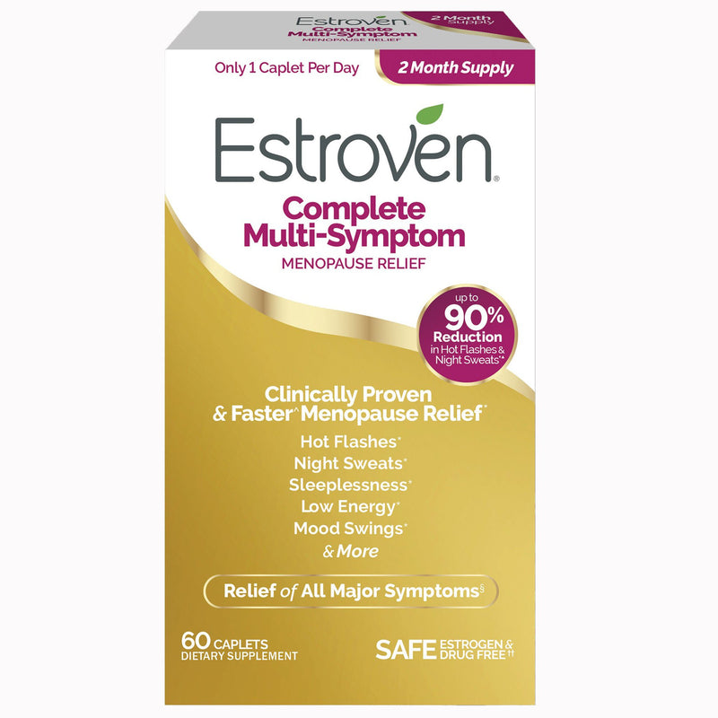 Estroven Once Daily Complete Multi-Symptom Menopause Relief Caplets (12/CS)