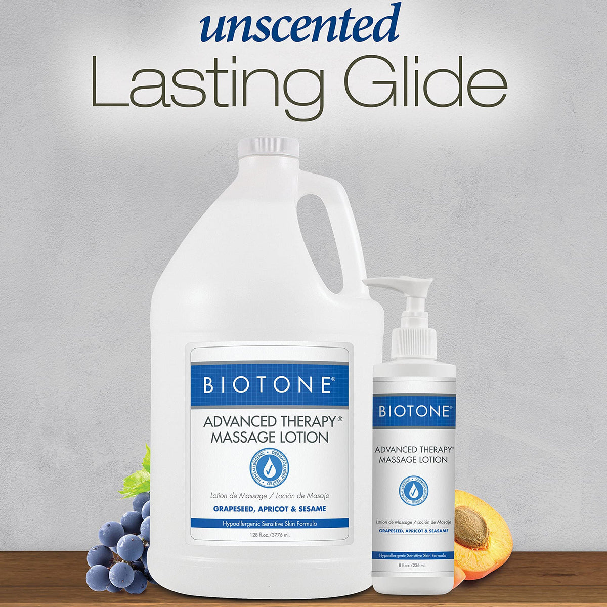 Biotene Advanced Therapy Massage Lotion with Grapeseed, Apricot & Sesame Oil (Case of 4)