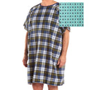 Patient Exam Gown TieBack One Size Fits Most Geometric Print Reusable (Each)