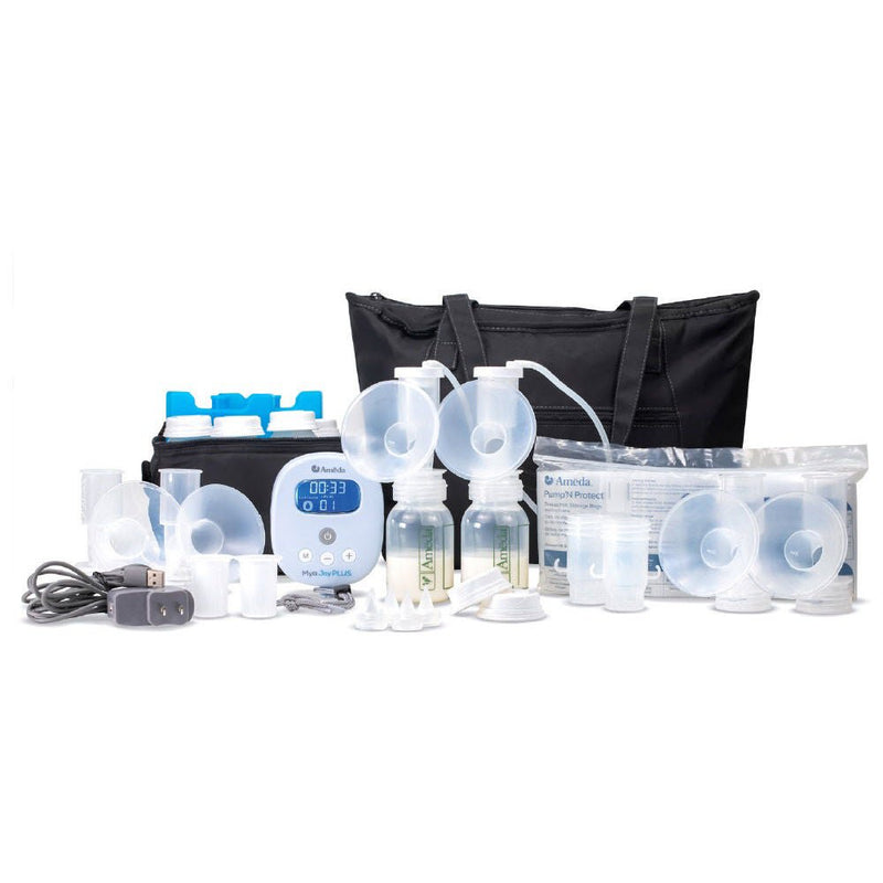 Ameda Mya Joy Plus Rechargeable, Quiet and Portable Double Breast Pump (Each)