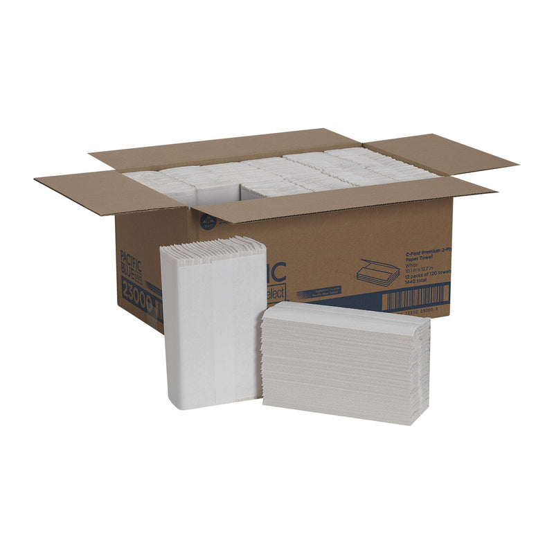 Georgia-Pacific Consumer Products LP Pacific Blue Select Paper Towel, 13-1/5 x 10-1/10 Inch (12/CS) 