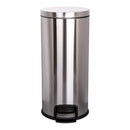 McKesson Brand McKesson Trash Can, Stainless Steel, Round, 8 Gallons, 12 x 26.77 Inch 