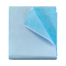 McKesson Blue Flat Stretcher Sheet, 40 x 90 Inch (Case of 25)