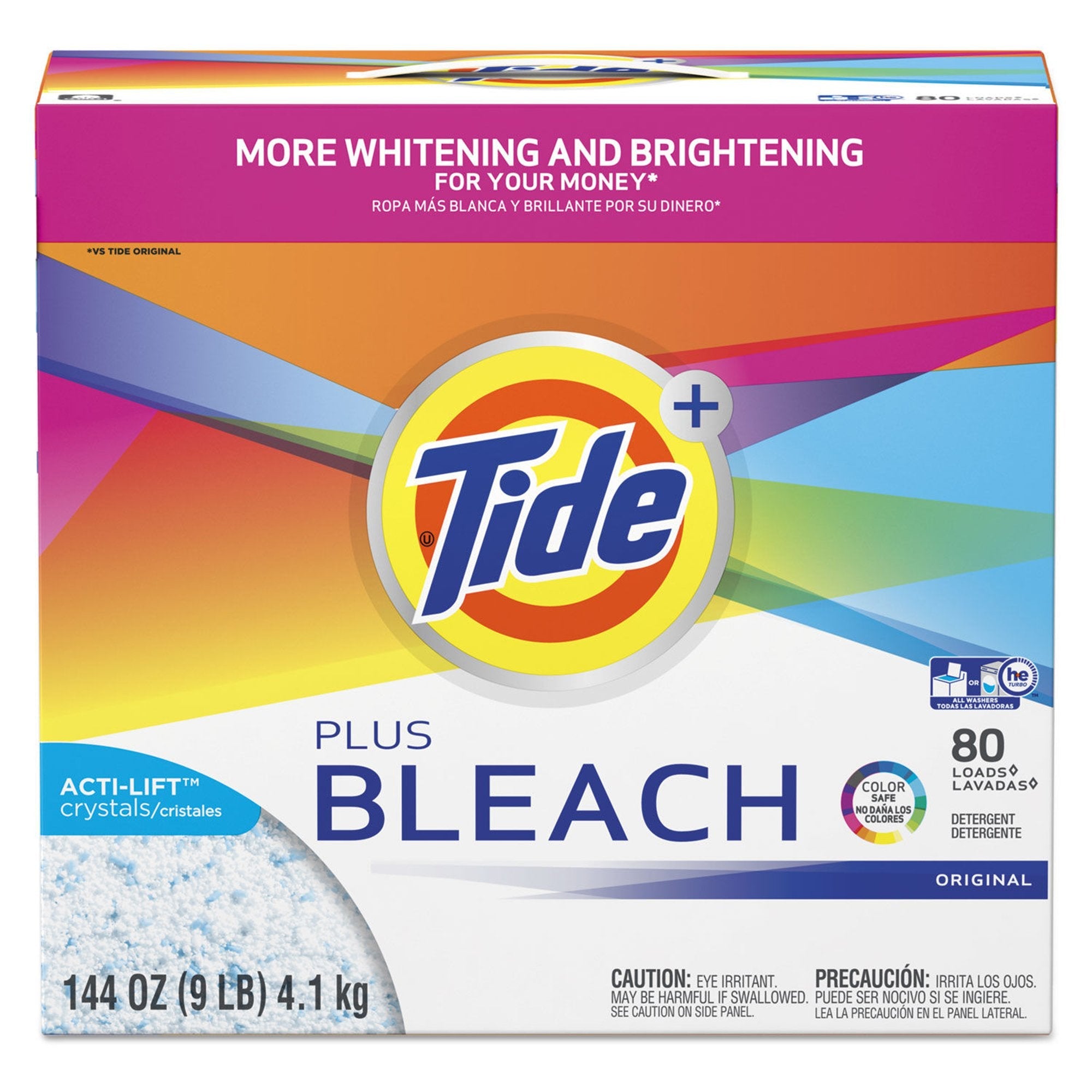 Essendant Co/United Stationers Tide Plus Bleach Powder Laundry Detergent (2/CS) 