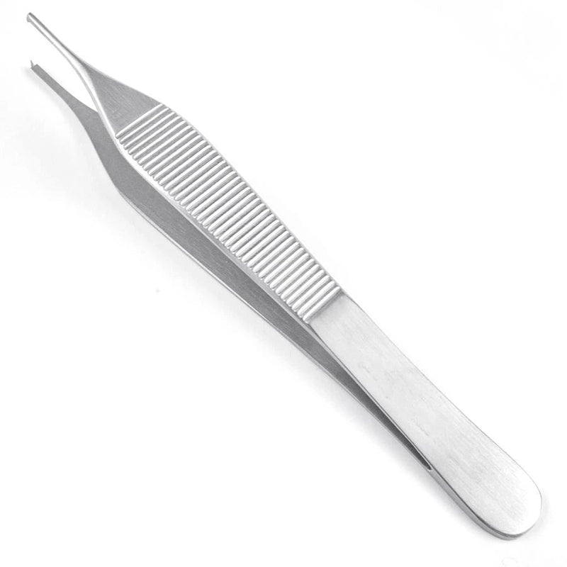 Econo Adson Tissue Forceps - 4-3/4", Straight, 1x2 Teeth, Disposable, BX 12 - 21-775 